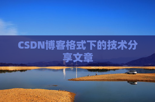 CSDN博客格式下的技术分享文章